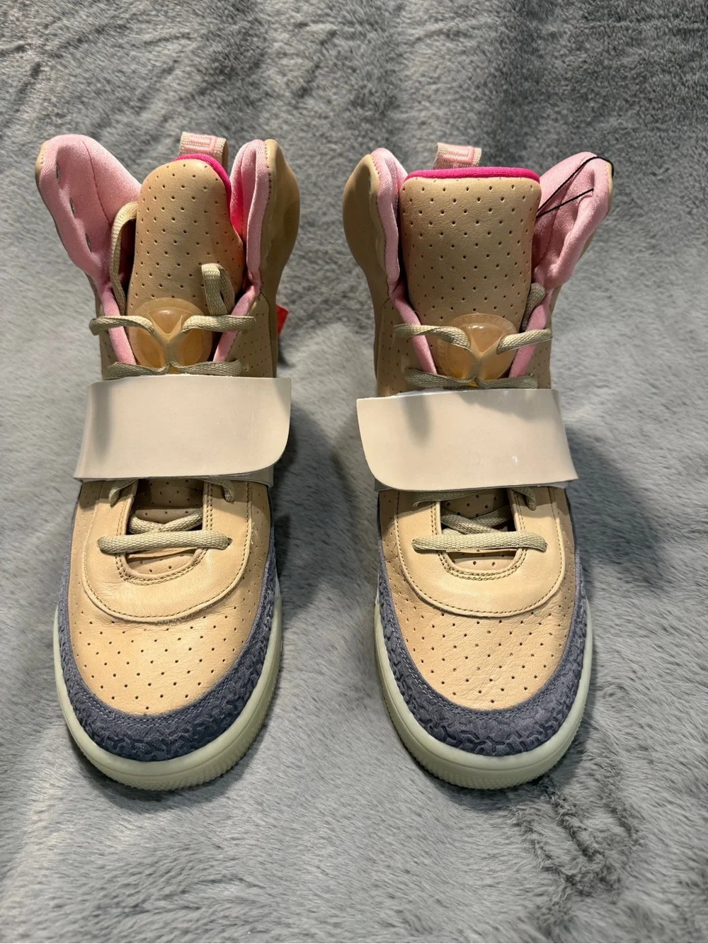 Nike Air Yeezy 1 Net Tan 2009 Size 13 DS Brand New OG ALL Firm Midsole Grail